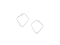 Tomas Hammered Diamond Hoops - 14mm