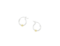 Tomas Two-Tone Gold Coil Hoops - 10mm