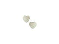 Tomas White Glitter Enamel Heart Post Earring