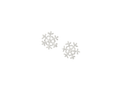 Tomas Crystal Snowflake Post Earring