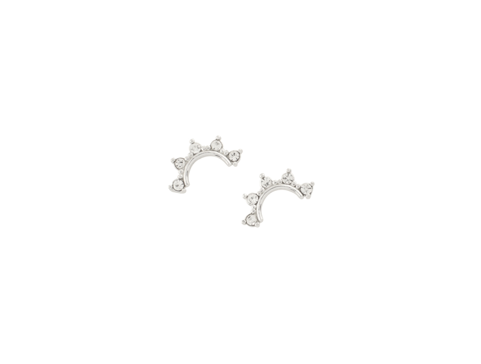 Tomas Pointed Crystal Arc Post Earring
