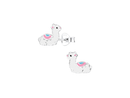 Tomas Enamel Laying Llamas Post Earring