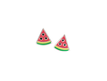 Tomas Heart Seed Watermelon Slice Post Earring