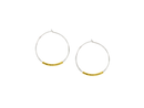 Tomas Gold Slider Sleeper Hoops - 20mm