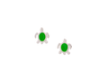 Tomas Little Green Turtle Post Earring