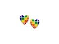 Tomas Tic-Tac-Love Heart Post Earring