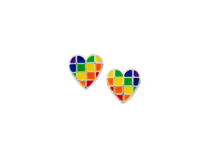 Tomas Tic-Tac-Love Heart Post Earring