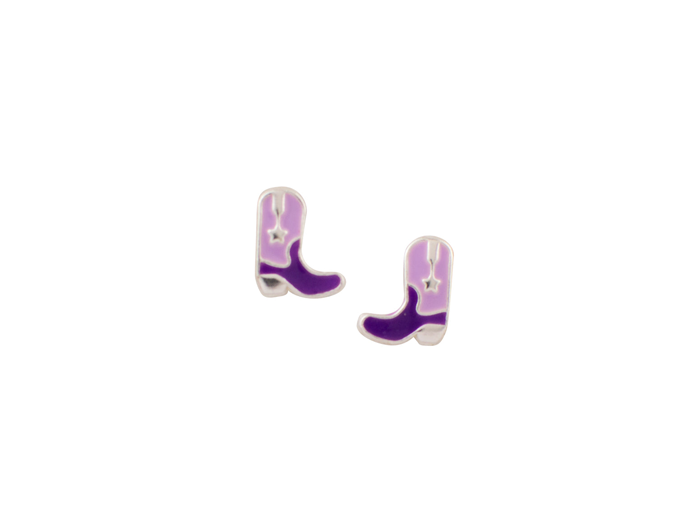 Tomas Enamel Cowgirl Boots Post Earring