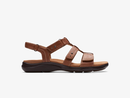 Clarks Women's Kitly Step Leather Sandal