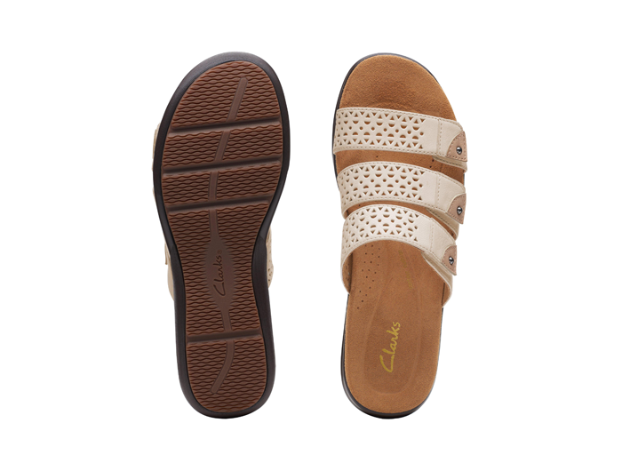 Clarks Women's Kitly Walk Leather Sandals