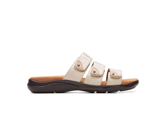 Clarks Women's Kitly Walk Leather Sandals