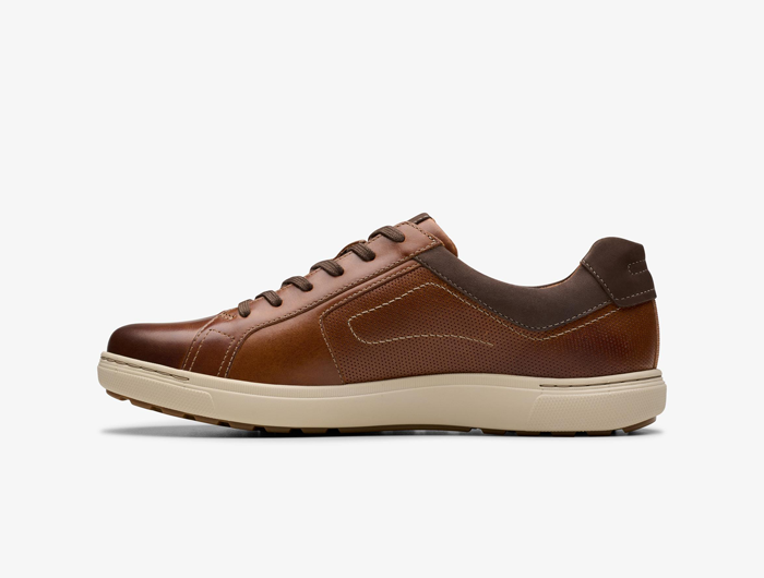 Clarks Men's Mapstone Lace Leather Sneakers