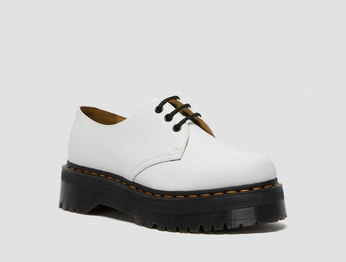 Dr. Martens 1461 platforms 1461 Patent Leather Platform Oxford Shoes in Black | Dr. Martens main image 3