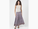 Angie Women's Smocked Waist Tiered Maxi Skirt