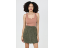 Angie Women's Distressed Corduroy Mini Skirt - FINAL SALE