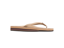 Rainbow Women's Double Layer Premium Leather Thin Strap Flip Flop