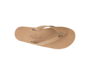 Rainbow Women's Double Layer Premium Leather Thin Strap Flip Flop
