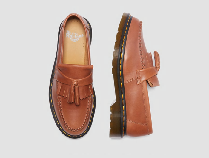 Dr. Martens Adrian Carrara Leather Tassel Loafers FINAL SALE