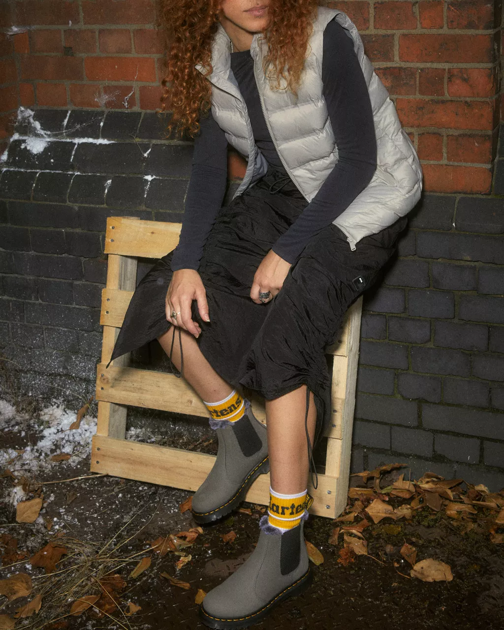 Dr. Martens Women's 2976 Leonore Faux Fur Lined Nubuck Boot Dr. Martens Women's 2976 Leonore Faux Fur Lined Nubuck Boot