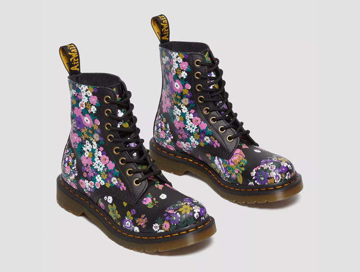 Dr. Martens Women's 1460 Pascal Vintage Floral Leather Boots