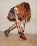 Dr. Martens Women's Leona Farrier Leather Heeled Boots - FINAL SALE