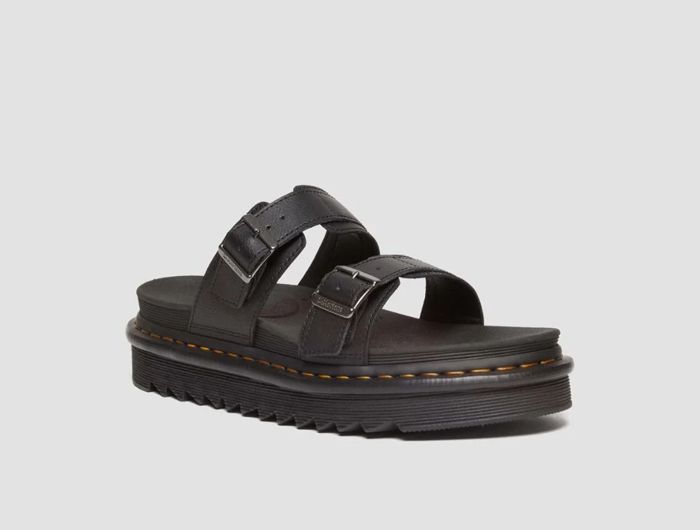Dr. Martens Myles Athena Leather Buckle Slide Sandals Dr. Martens Myles Athena Leather Buckle Slide Sandals