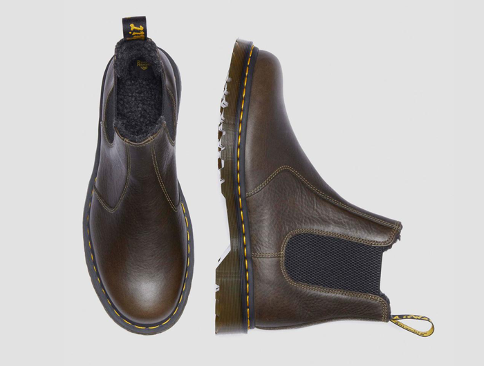 Dr. Martens 2976 Grizzly Fleece Lined Chelsea Boots