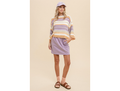 Hem & Thread Women's French Terry Drawstring Skirt