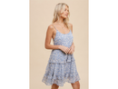 Hem & Thread Women's Open Back Tiered Babydoll Mini Dress - FINAL SALE