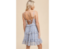 Hem & Thread Women's Open Back Tiered Babydoll Mini Dress - FINAL SALE