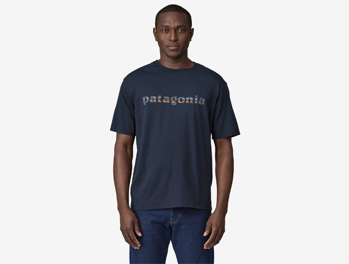 Patagonia Men's '73 Text Logo Organic T-Shirt