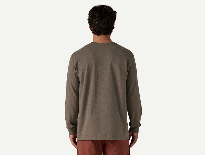 Patagonia Men's Long-Sleeved Shop Sticker Pocket Responsibili-Tee®