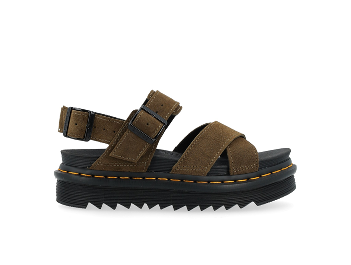 Dr. Martens Women's Voss II Bronx Suede Strap Sandals
