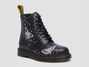 Dr. Martens 1460 Celestial Moth Embroidered Leather Lace Up Boots