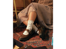 Dr. Martens Women's Mary Jane Flower Crazy Horse Leather Shoes