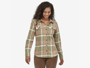 Patagonia Women's Long Sleeved Organic Cotton Midweight Fjord Flannel Shirt - FINAL SALE