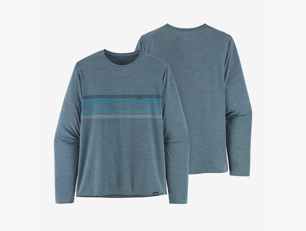 Patagonia M's L/S Capilene Cool Daily Graphic Shirt - Fin