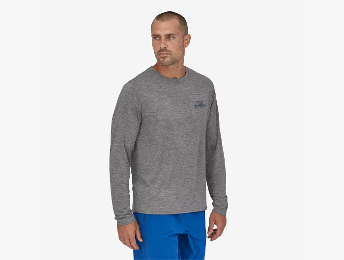 Tシャツ・カットソー Patagonia Men's Long Sleeved Capilene Cool Daily Graphic Shi 45190_SCLX.jpg?sw=768&sh=768&
