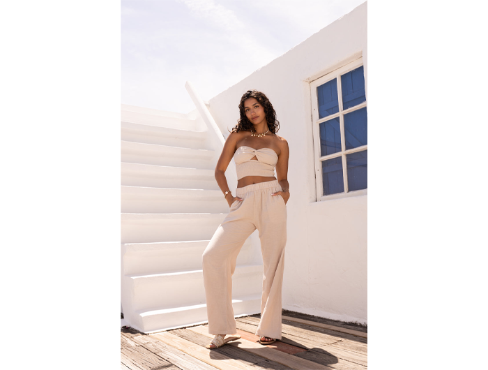 Blanco by Nature Women's Azure Straight Leg Pants