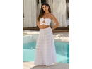 Blanco by Nature Women's Brielle Tiered Maxi Skirt