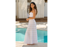 Blanco by Nature Women's Brielle Tiered Maxi Skirt