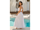 Blanco by Nature Women's Brielle Tiered Maxi Skirt