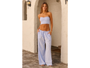 Blanco by Nature Women's Gabriella Crochet Inset Pants
