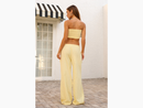 Blanco by Nature Women's Gabriella Crochet Inset Pants