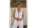 Blanco by Nature Women's Amara Tie Front Vest