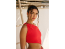 Blanco by Nature Women's Silvia One Shoulder Crop Top