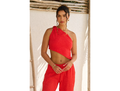 Blanco by Nature Women's Silvia One Shoulder Crop Top