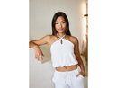 Blanco by Nature Women's Santi Rope Neck Halter Top