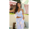 Blanco by Nature Women's Olivia Ruffle Triangle Halter Top