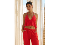 Blanco by Nature Women's Olivia Ruffle Triangle Halter Top
